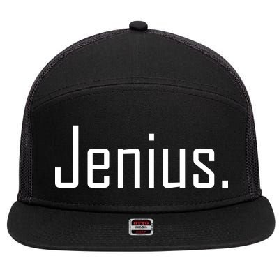 Jenius 7 Panel Mesh Trucker Snapback Hat