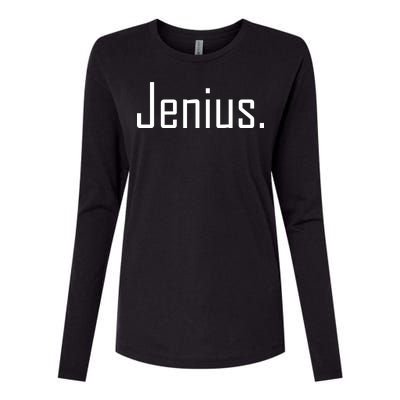 Jenius Womens Cotton Relaxed Long Sleeve T-Shirt