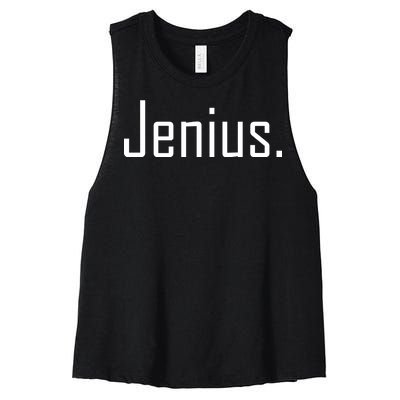 Jenius Women's Racerback Cropped Tank