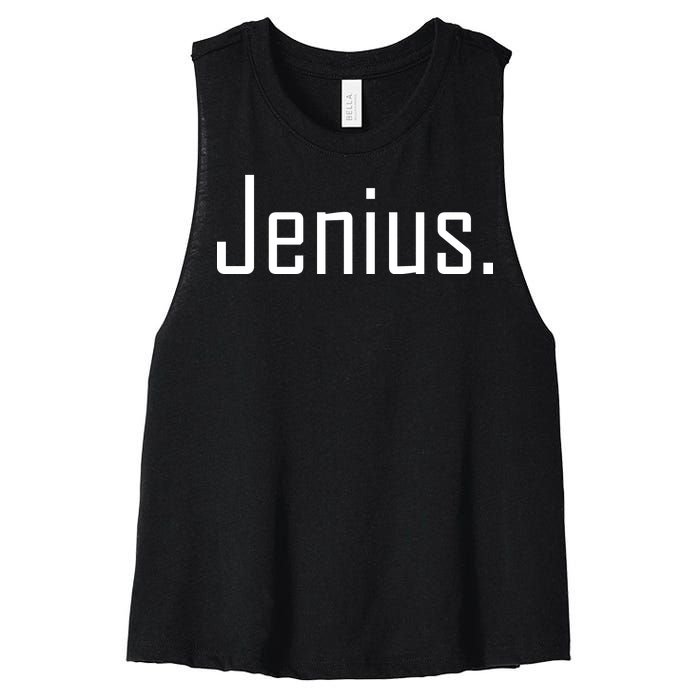 Jenius Women's Racerback Cropped Tank