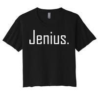 Jenius Women's Crop Top Tee