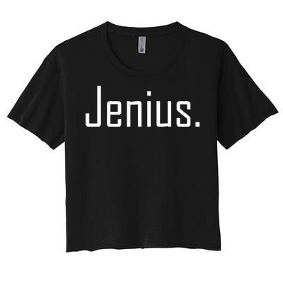 Jenius Women's Crop Top Tee