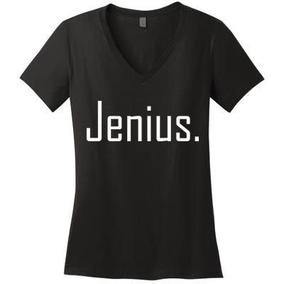 Jenius Women's V-Neck T-Shirt