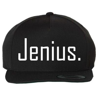 Jenius Wool Snapback Cap