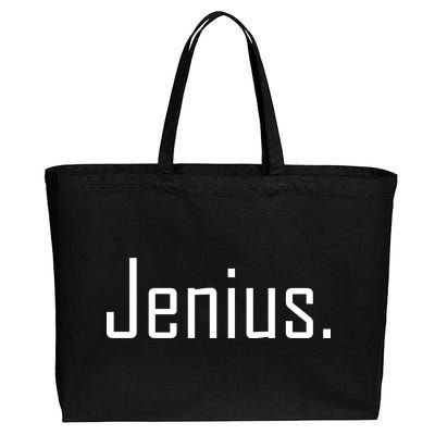 Jenius Cotton Canvas Jumbo Tote