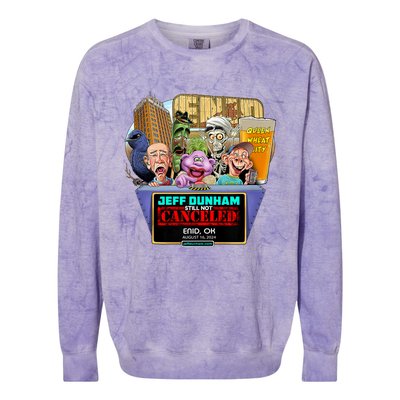 Jeff Enid Ok (2024) Colorblast Crewneck Sweatshirt