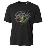 Juneteenth Eyes Rhinestone Black Wo Queen Afro Black Cooling Performance Crew T-Shirt