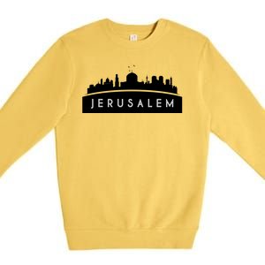 Jerusalem Skyline Premium Crewneck Sweatshirt