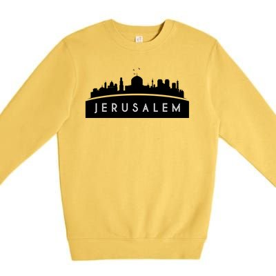 Jerusalem Skyline Premium Crewneck Sweatshirt