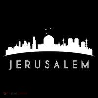 Jerusalem Skyline Drawstring Bag