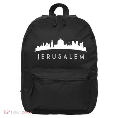 Jerusalem Skyline 16 in Basic Backpack