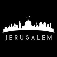 Jerusalem Skyline Youth Performance Sprint T-Shirt