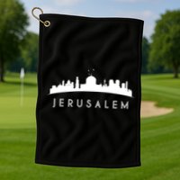 Jerusalem Skyline Golf Towel