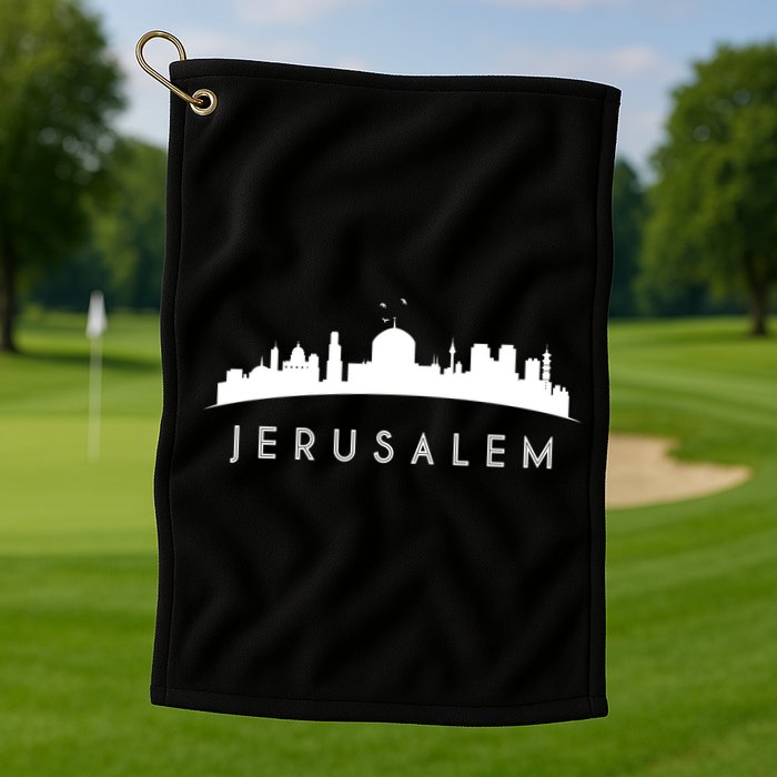 Jerusalem Skyline Golf Towel