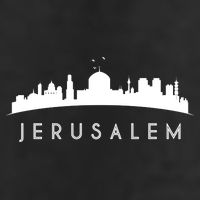 Jerusalem Skyline Golf Towel