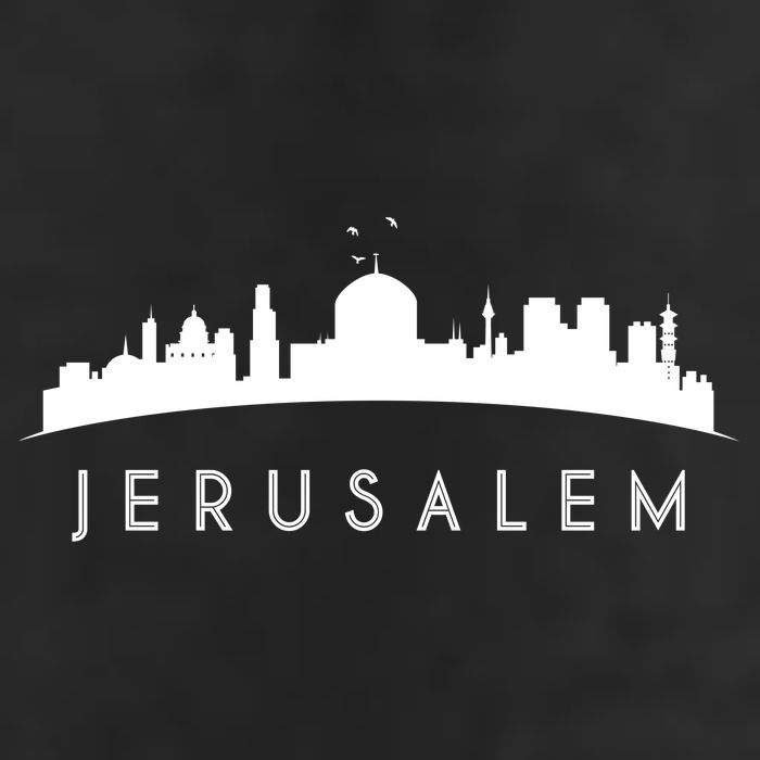 Jerusalem Skyline Golf Towel