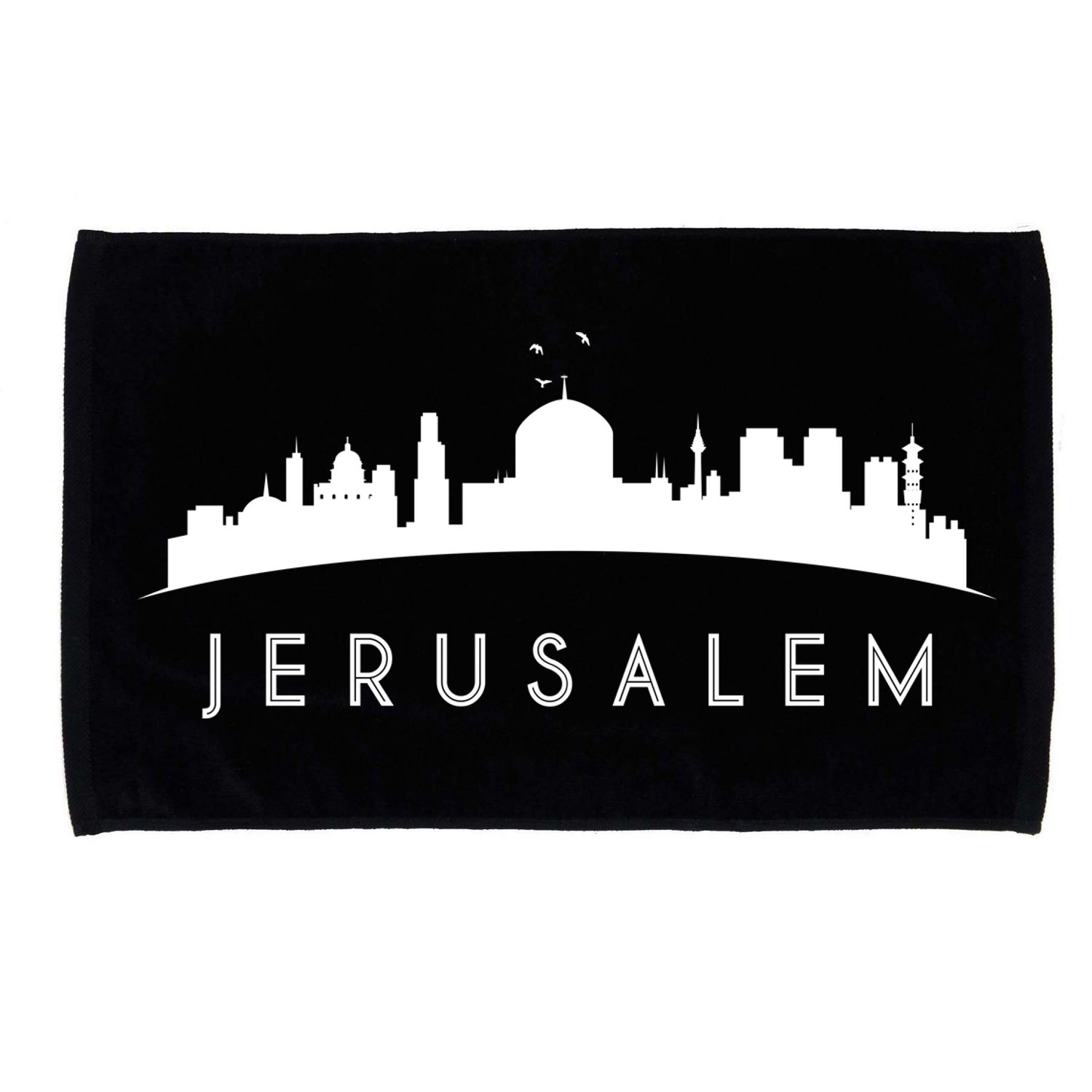 Jerusalem Skyline Microfiber Hand Towel