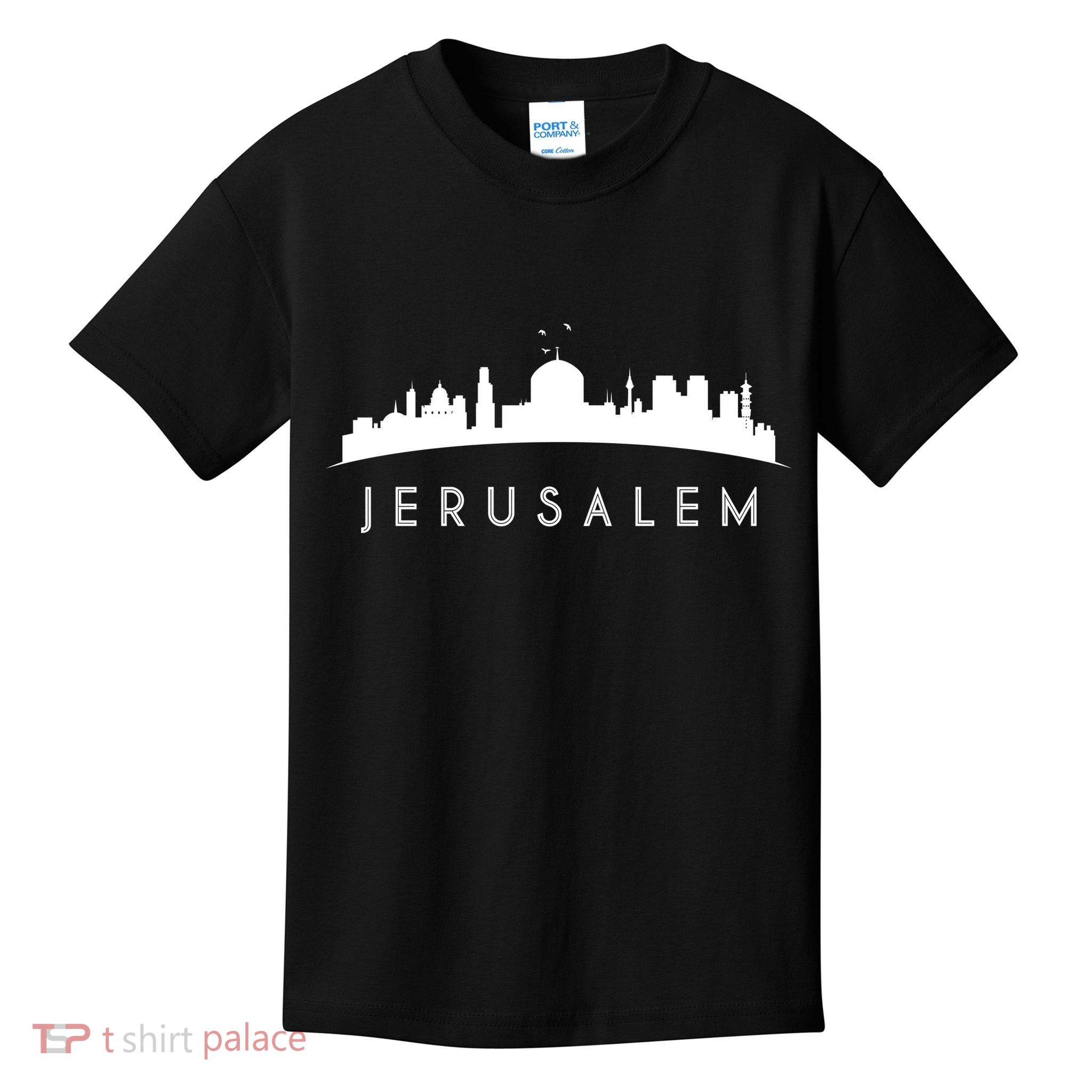 Jerusalem Skyline Kids T-Shirt