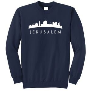 Jerusalem Skyline Tall Sweatshirt