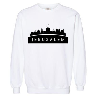 Jerusalem Skyline Garment-Dyed Sweatshirt