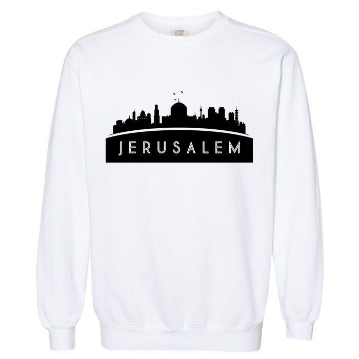 Jerusalem Skyline Garment-Dyed Sweatshirt