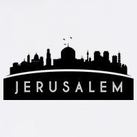 Jerusalem Skyline Garment-Dyed Sweatshirt