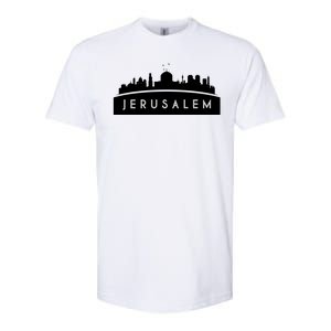 Jerusalem Skyline Softstyle CVC T-Shirt