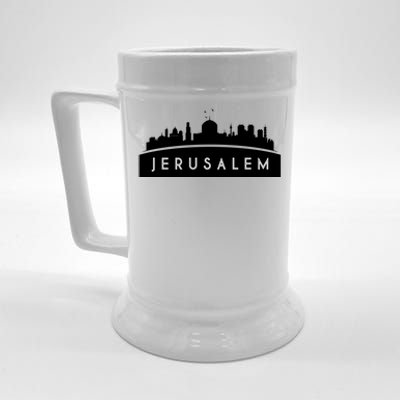 Jerusalem Skyline Beer Stein