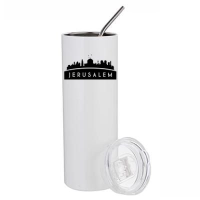 Jerusalem Skyline Stainless Steel Tumbler