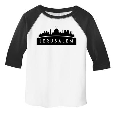 Jerusalem Skyline Toddler Fine Jersey T-Shirt