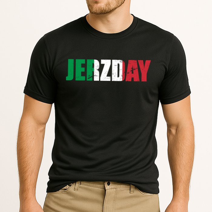 Jerzday Italian Party Logo Cooling Performance Crew T-Shirt