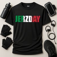 Jerzday Italian Party Logo Cooling Performance Crew T-Shirt