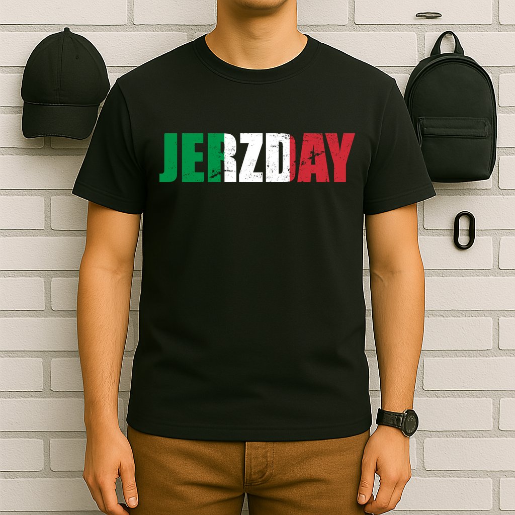 Jerzday Italian Party Logo T-Shirt