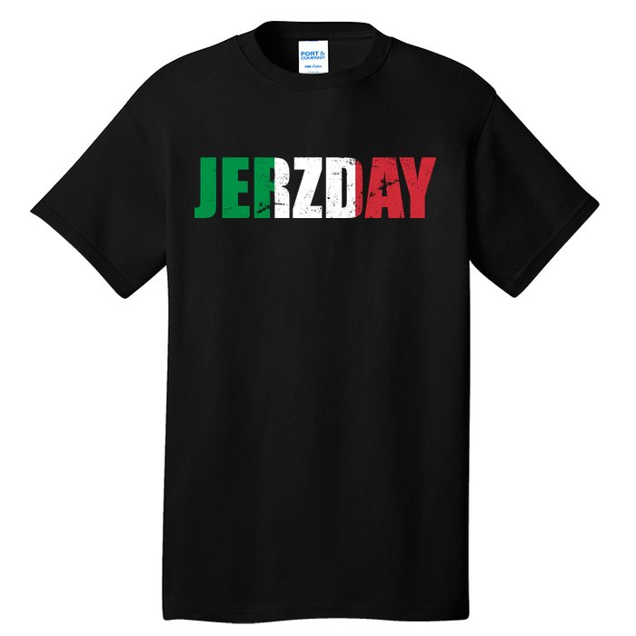 Jerzday Italian Party Logo Tall T-Shirt