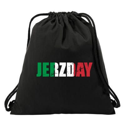 Jerzday Italian Party Logo Drawstring Bag