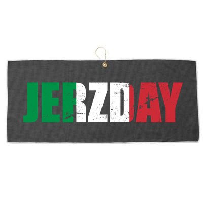 Jerzday Italian Party Logo Large Microfiber Waffle Golf Towel