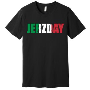 Jerzday Italian Party Logo Premium T-Shirt