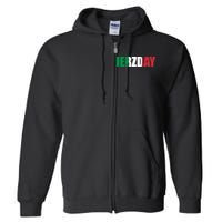 Jerzday Italian Party Logo Full Zip Hoodie