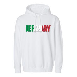 Jerzday Italian Party Logo Garment-Dyed Fleece Hoodie