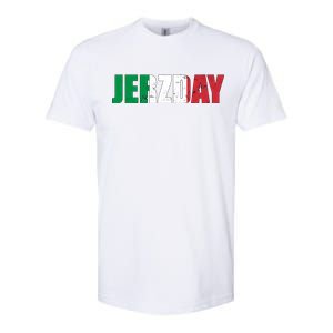 Jerzday Italian Party Logo Softstyle CVC T-Shirt