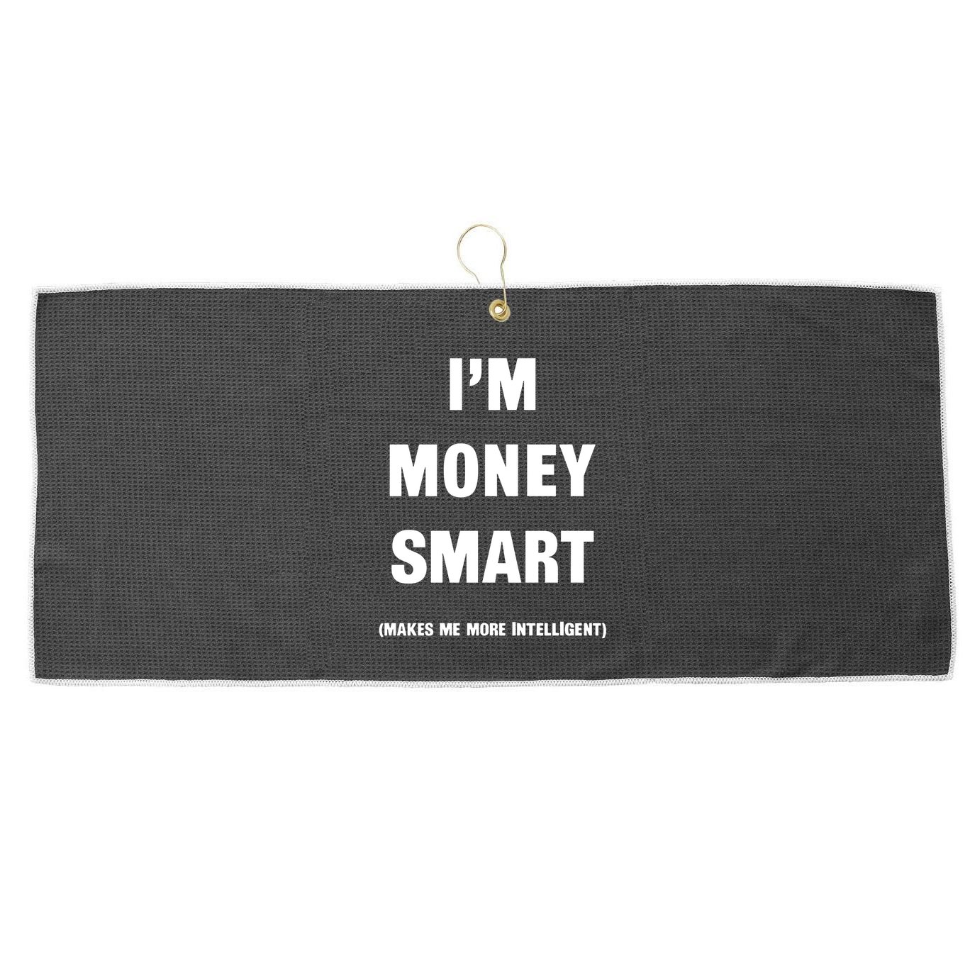 Jay Eazy Store Money Smart Vintage Large Microfiber Waffle Golf Towel