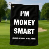Jay Eazy Store Money Smart Vintage Golf Towel