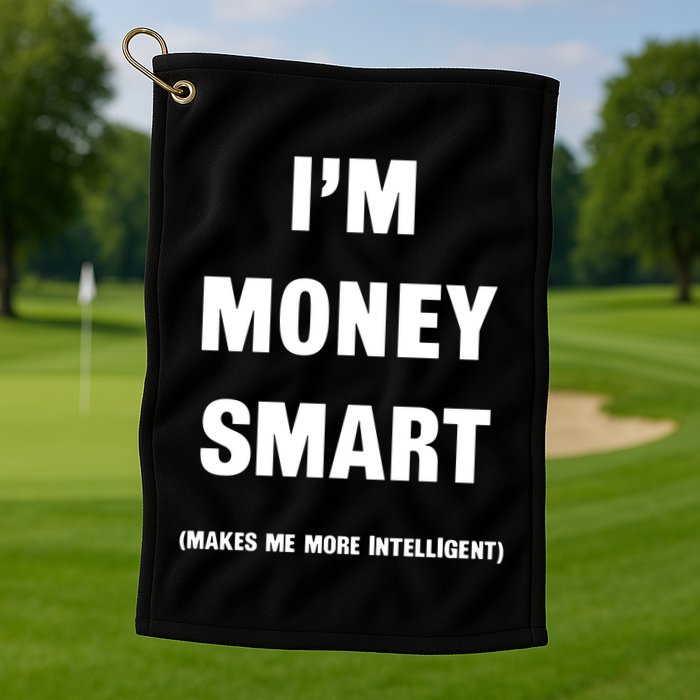 Jay Eazy Store Money Smart Vintage Golf Towel