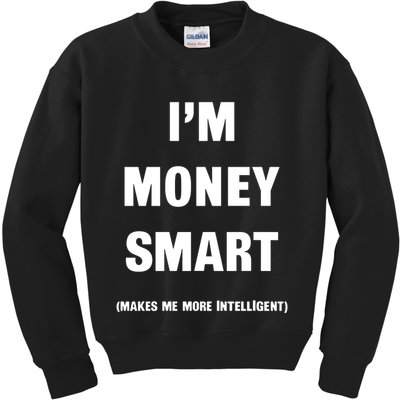 Jay Eazy Store Money Smart Vintage Kids Sweatshirt
