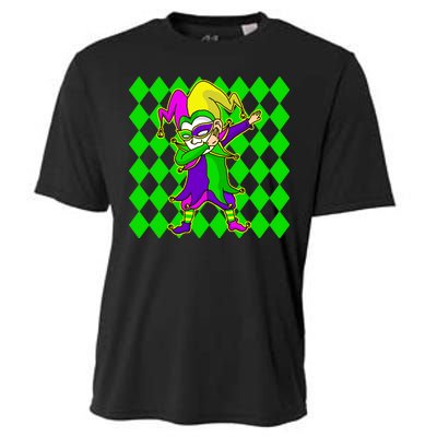 Jester Dabbing Mardi Gras Cooling Performance Crew T-Shirt