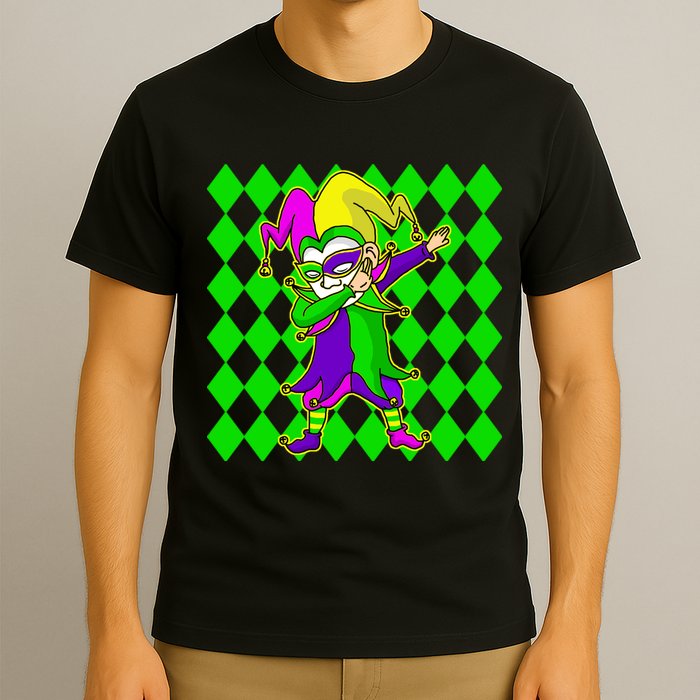 Jester Dabbing Mardi Gras T-Shirt