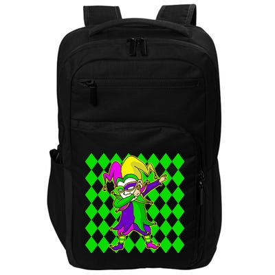 Jester Dabbing Mardi Gras Impact Tech Backpack