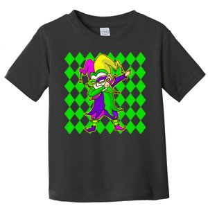 Jester Dabbing Mardi Gras Toddler T-Shirt