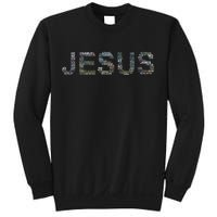 Jesus - Power is in the Name Word Mashup Sweatshirt