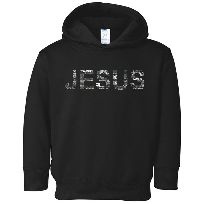 Jesus - Power is in the Name Word Mashup Toddler Hoodie